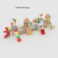 浩翔幼儿园户外大型实木制游乐玩具设备体能拓展训练组合