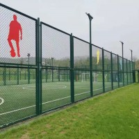 河源学校菱形网球场围网 足球场围网施工方案