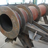 河北钢结构厂房施工-新顺达钢结构工程设计圆管柱