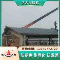 厂家销售塑料屋顶瓦 山东淄博防腐装饰瓦 改造楼顶别墅瓦