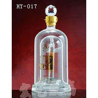广东船瓶生产公司~宏艺玻璃制品公司厂家订制红酒酒瓶