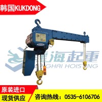 进口KDW-1固定式双钩电动葫芦用来吊具较长的物件假一罚百