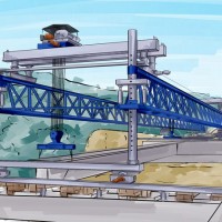 安徽亳州架桥机租赁无配重过孔桥机的优点