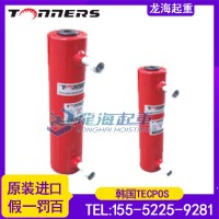 韩国Tonners双作用中空分体式油缸搭配手动泵使用