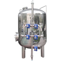 新郑鸿谦活性炭过滤器多介质过滤器水处理设备可定制