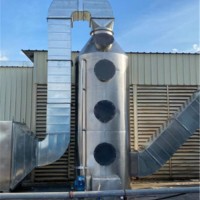 增城废气喷淋装置 废气喷淋塔设备制造厂家